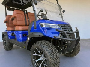 Blue Contender Max 4 Golf Cart 04